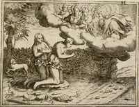 An illustration from L'Adamo; sacra rappresentazione (1617)
