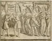 An illustration from L'Adamo; sacra rappresentazione (1617)