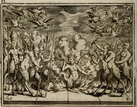 An illustration from L'Adamo; sacra rappresentazione (1617)