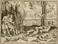 An illustration from L'Adamo; sacra rappresentazione (1617)