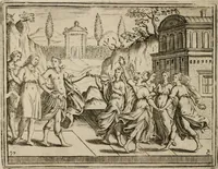 An illustration from L'Adamo; sacra rappresentazione (1617)