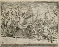 An illustration from L'Adamo; sacra rappresentazione (1617)