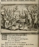 An illustration from L'Adamo; sacra rappresentazione (1617)