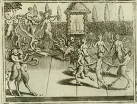 An illustration from L'Adamo : sacra rapresentatione (1617)