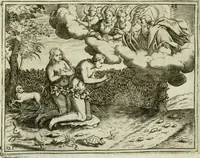 An illustration from L'Adamo : sacra rapresentatione (1617)