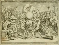 An illustration from L'Adamo : sacra rapresentatione (1617)