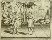 An illustration from L'Adamo : sacra rapresentatione (1617)
