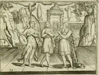 An illustration from L'Adamo : sacra rapresentatione (1617)