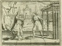 An illustration from L'Adamo : sacra rapresentatione (1617)