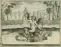 An illustration from L'Adamo : sacra rapresentatione (1617)