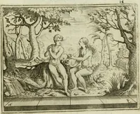 An illustration from L'Adamo : sacra rapresentatione (1617)