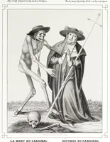 Picture 1 of 21 from La danse des morts à Bâle (1840), leaf 19