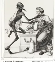 Picture 10 of 21 from La danse des morts à Bâle (1840), leaf 55