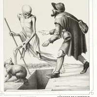Picture 16 of 21 from La danse des morts à Bâle (1840), leaf 71