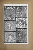 An illustration from La dentelle : transformations progressives, XVIe et XVIIe siècles : cinq cents reproductions documentaires (Allemagne, France et Italie.) Aubes, berthes, bordures, carrés, collerettes, feuillages, fraises, gorferins, manchettes, mouchoirs, pertuis, etc (1908)