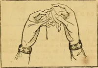 An illustration from The ladies' complete guide to crochet, fancy knitting, and needlework. (1854)