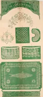 An illustration from The ladies' complete guide to crochet, fancy knitting, and needlework. (1854)