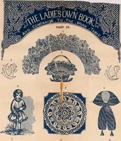 An illustration from The ladies' complete guide to crochet, fancy knitting, and needlework. (1854)