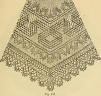 An illustration from The ladies' guide to needle work, embroidery, etc. : being a complete guide to all kinds of ladies' fancy work (1877)