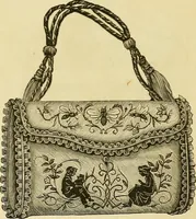 An illustration from The ladies' guide to needle work, embroidery, etc. : being a complete guide to all kinds of ladies' fancy work (1877)