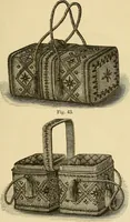 An illustration from The ladies' guide to needle work, embroidery, etc. : being a complete guide to all kinds of ladies' fancy work (1877)