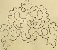 An illustration from The ladies' hand book of fancy and ornamental work .. (1860)