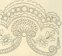 An illustration from The ladies' hand book of fancy and ornamental work .. (1860)