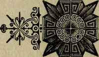 An illustration from Ladies' manual of art : or, Profit and pastime : a self teacher in all branches of decorative art, embracing every variety of painting and drawing on china, glass, velvet, canvas, paper and wood : the secret of all glass transparencies, sketching from nature, pastel and crayon drawing, taxidermy, etc (1887)