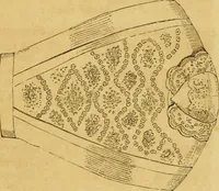 An illustration from The Ladies' self instructor in millinery and mantua making, embroidery and appliqué, canvas-work, knitting, netting, and crochet-work (1853)
