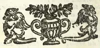 An illustration from La discordia confvsa : rappresentata con macchine, e musica, e combattuta in Ferrara nel Passaggio, della serma. Anna de Medici, nata principessa di Toscana, arcidvchessa d'Isprvch (1646)