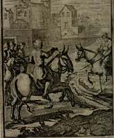 An illustration from La doctrine des moeurs : qui represente en cent tableaux la différence des passions, et enseigne la manière de parvenir à la sagesse universelle (1688)