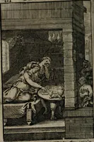 An illustration from La doctrine des moeurs : qui represente en cent tableaux la différence des passions, et enseigne la manière de parvenir à la sagesse universelle (1688)