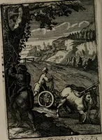 An illustration from La doctrine des moeurs : qui represente en cent tableaux la différence des passions, et enseigne la manière de parvenir à la sagesse universelle (1688)