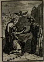 An illustration from La doctrine des moeurs : qui represente en cent tableaux la différence des passions, et enseigne la manière de parvenir à la sagesse universelle (1688)