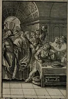 An illustration from La doctrine des moeurs : qui represente en cent tableaux la différence des passions, et enseigne la manière de parvenir à la sagesse universelle (1688)