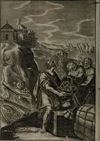 An illustration from La doctrine des moeurs : qui represente en cent tableaux la différence des passions, et enseigne la manière de parvenir à la sagesse universelle (1688)