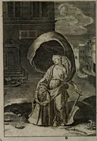 An illustration from La doctrine des moeurs : qui represente en cent tableaux la différence des passions, et enseigne la manière de parvenir à la sagesse universelle (1688)