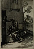An illustration from La doctrine des moeurs : qui represente en cent tableaux la différence des passions, et enseigne la manière de parvenir à la sagesse universelle (1688)