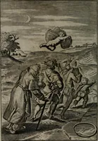 An illustration from La doctrine des moeurs : qui represente en cent tableaux la différence des passions, et enseigne la manière de parvenir à la sagesse universelle (1688)