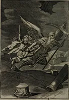 An illustration from La doctrine des moeurs : qui represente en cent tableaux la différence des passions, et enseigne la manière de parvenir à la sagesse universelle (1688)