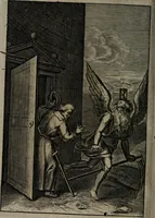 An illustration from La doctrine des moeurs : qui represente en cent tableaux la différence des passions, et enseigne la manière de parvenir à la sagesse universelle (1688)