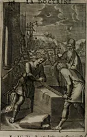 An illustration from La doctrine des moeurs : qui represente en cent tableaux la différence des passions, et enseigne la manière de parvenir à la sagesse universelle (1688)