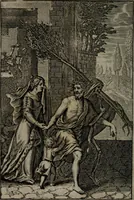 An illustration from La doctrine des moeurs : qui represente en cent tableaux la différence des passions, et enseigne la manière de parvenir à la sagesse universelle (1688)