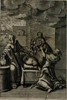 An illustration from La doctrine des moeurs : qui represente en cent tableaux la différence des passions, et enseigne la manière de parvenir à la sagesse universelle (1688)