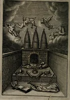 An illustration from La doctrine des moeurs : qui represente en cent tableaux la différence des passions, et enseigne la manière de parvenir à la sagesse universelle (1688)