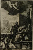 An illustration from La doctrine des moeurs : qui represente en cent tableaux la différence des passions, et enseigne la manière de parvenir à la sagesse universelle (1688)