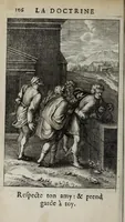 Picture 16 of 58 from La doctrine des moeurs : ou sont representés en cent tableaux la difference des passions, qui enseignent la maniere de parvenir a la sagesse universelle (1682), leaf 126