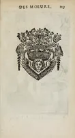 Picture 17 of 58 from La doctrine des moeurs : ou sont representés en cent tableaux la difference des passions, qui enseignent la maniere de parvenir a la sagesse universelle (1682), leaf 129