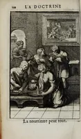 Picture 3 of 58 from La doctrine des moeurs : ou sont representés en cent tableaux la difference des passions, qui enseignent la maniere de parvenir a la sagesse universelle (1682), leaf 30