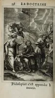Picture 50 of 58 from La doctrine des moeurs : ou sont representés en cent tableaux la difference des passions, qui enseignent la maniere de parvenir a la sagesse universelle (1682), leaf 380